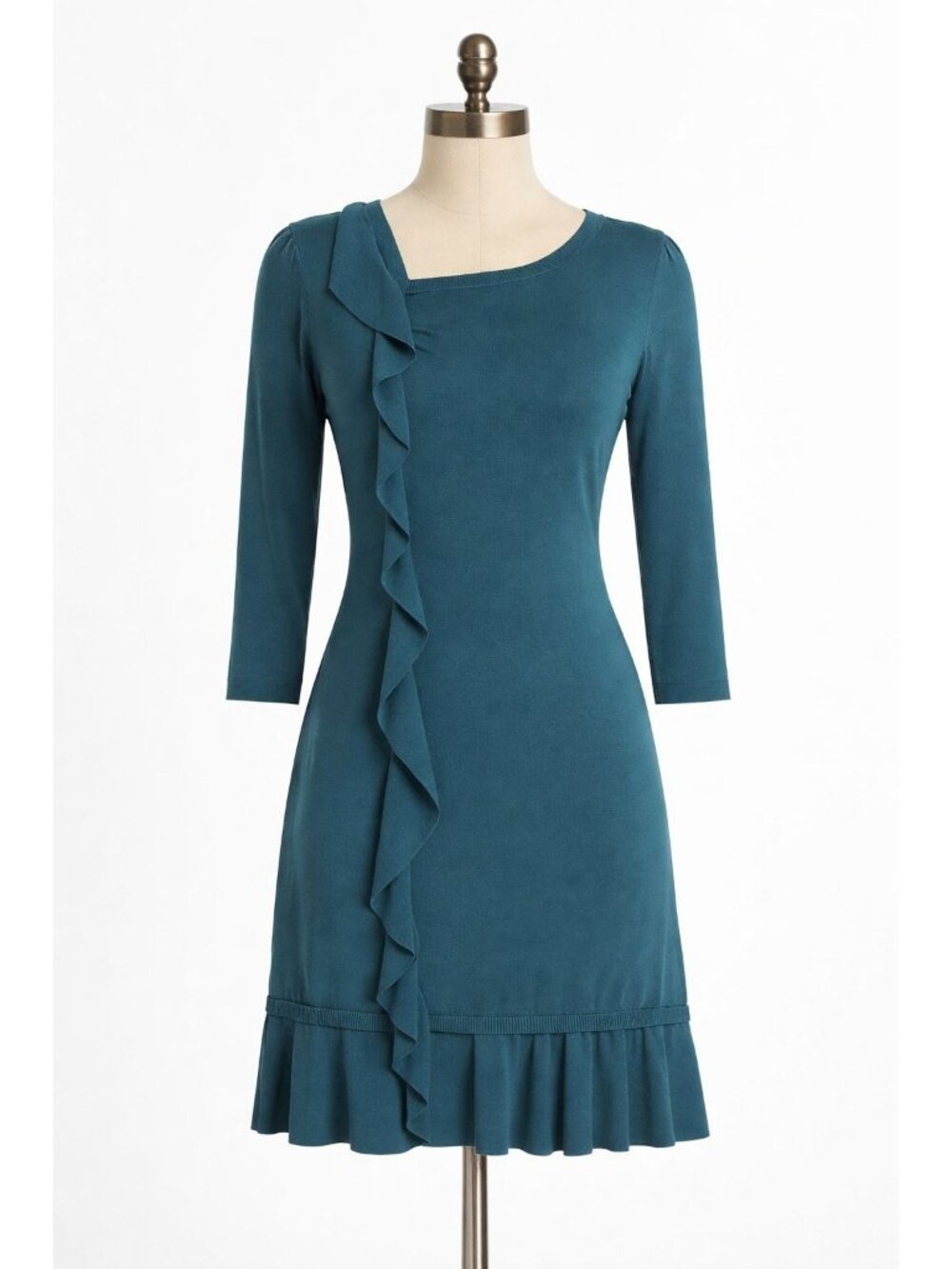 Red Valentino Ruffle Dress XS